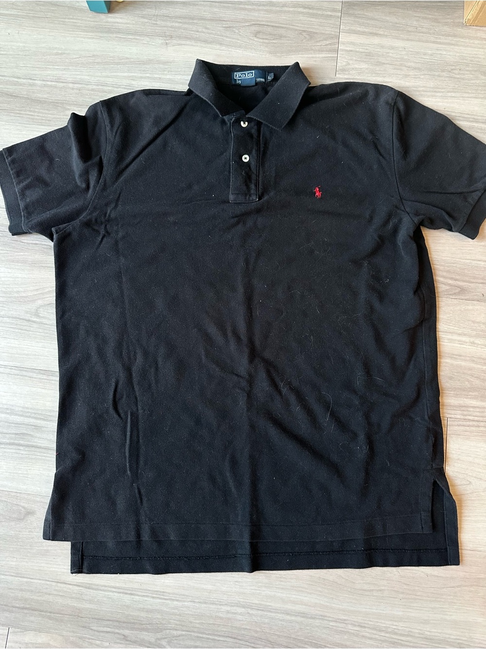 Polo by Ralph Lauren Vintage Shirt Black Mens large